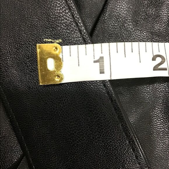 Ronny Kobo Angela Faux Leather Draped Pleated Mini Skirt New Size Small - Picture 9 of 10